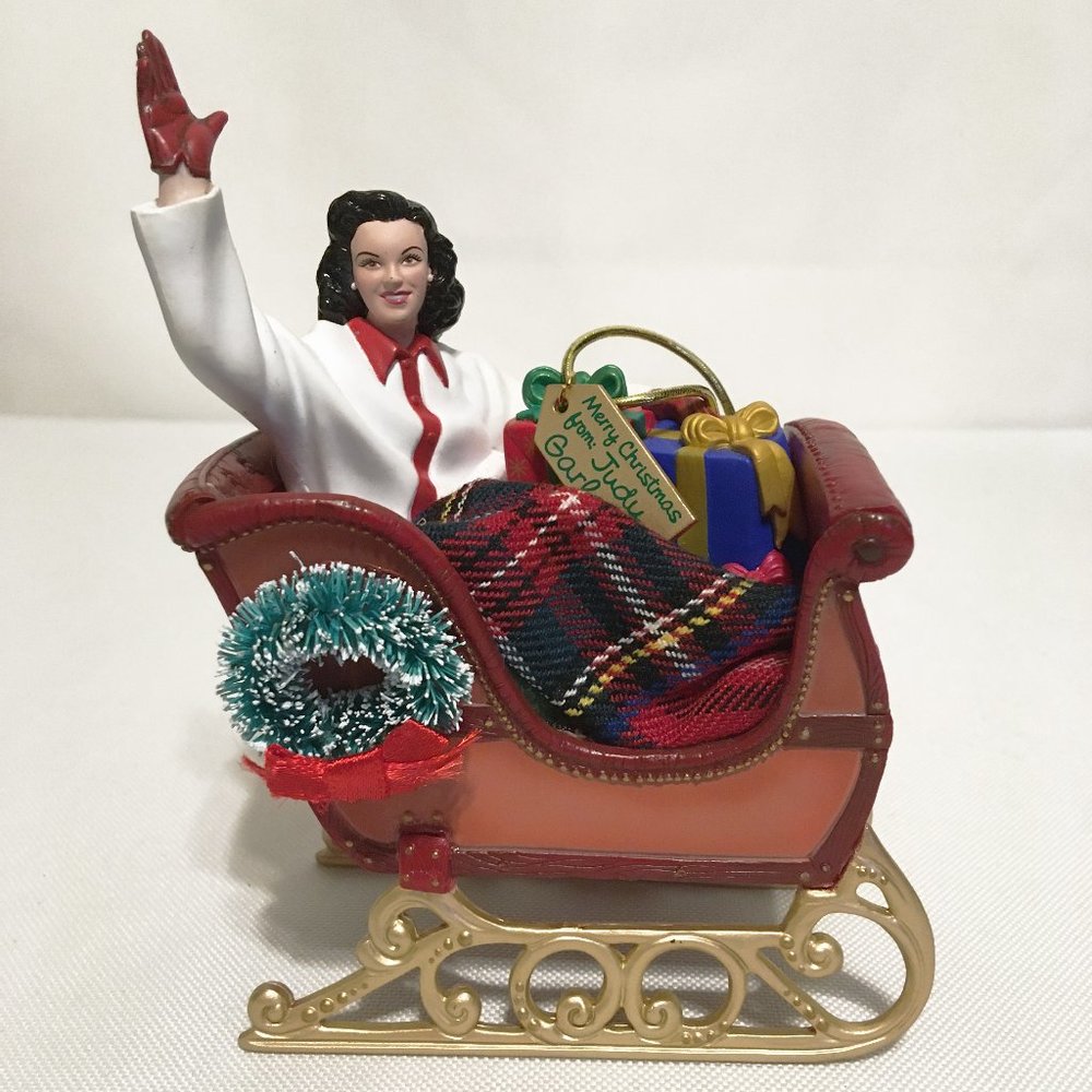 (RARE) Judy Garland "A Merry Little Christmas" Musical Ornament by Carlton Cards